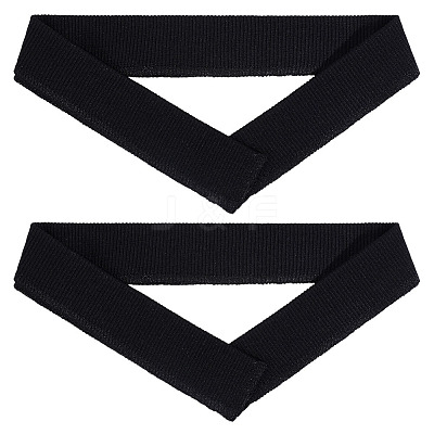 Cotton Elastic Ribbing Fabric for Cuffs DIY-WH0308-804C-1