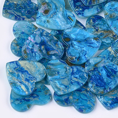 Cellulose Acetate(Resin) Pendants KY-S157-46E-1