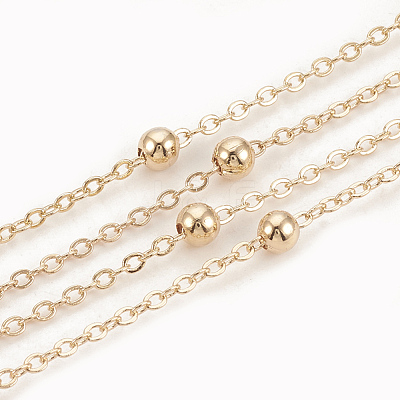3.28 Feet Brass Cable Chains X-CHC-S003-07G-1