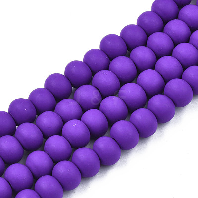 Handmade Polymer Clay Beads Strands CLAY-N008-053-06-1