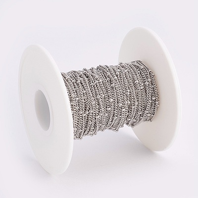 Tarnish Resistant 304 Stainless Steel Twisted Chains Curb Chain CHS-K008-11A-1