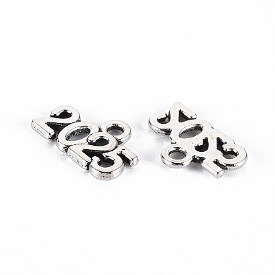 Tibetan Style Alloy Charms X-TIBE-S323-110AS-RS-1