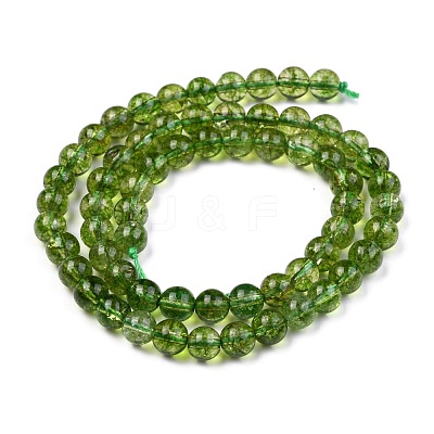 Natural Quartz Crystal Beads Strands G-C076-6mm-8-A-1