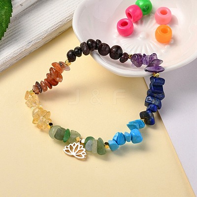 Chakra Jewelry BJEW-JB06083-1