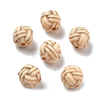 Plating Acrylic Beads OACR-S042-02A-1