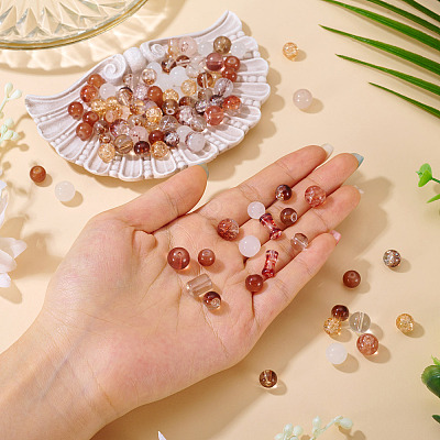 80G Transparent Glass Beads DGLA-TA0001-47G-1