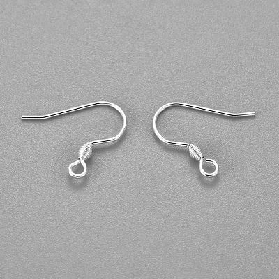 304 Stainless Steel Earring Hooks STAS-H436-04S-1