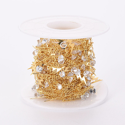 Handmade Brass Curb Chains CHC-S012-035-1