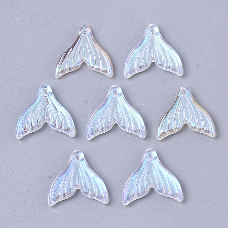 Transparent Glass Pendants GLAA-S190-009A-A01-1