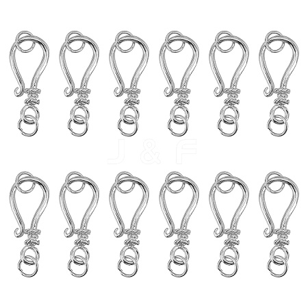 ARRICRAFT Brass S-Hook Clasps KK-AR0001-70P-1