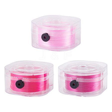 3 Boxes 3 Colors Flat Elastic Crystal String EW-TA0001-12A-1