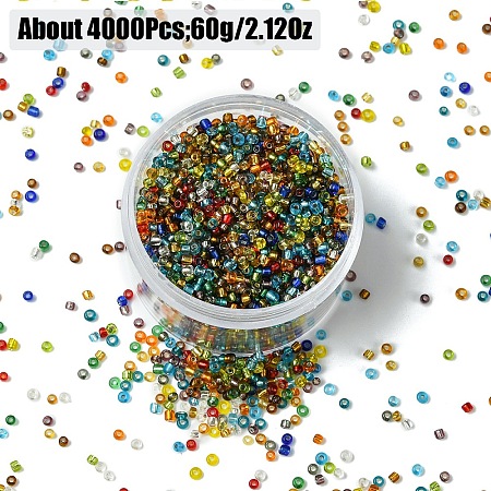 200G Glass Seed Beads SEED-YW0002-85C-1