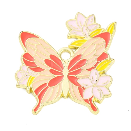 Alloy Enamel Pendants ENAM-C024-01F-01LG-1