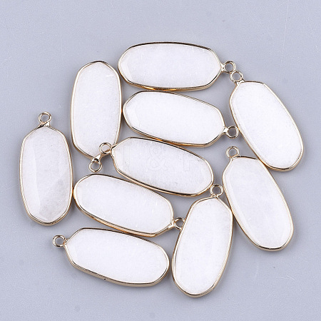 Natural White Jade Pendants G-T112-23K-1