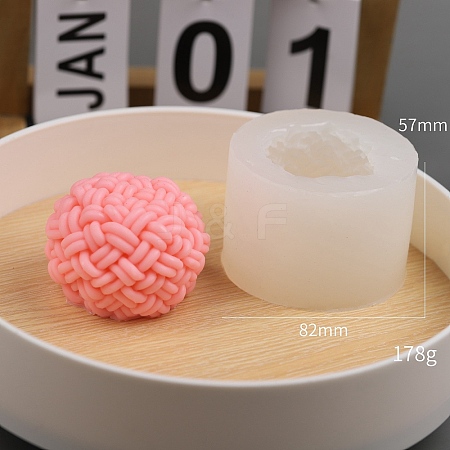 Yarn Shape Food Grade Candle Silicone Molds PW-WGB5211-01-1