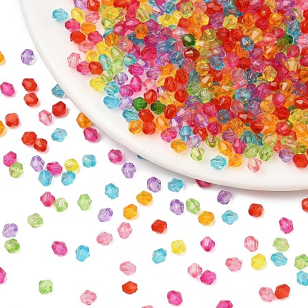 1000Pcs Transparent Acrylic Beads TACR-YW0003-44-1