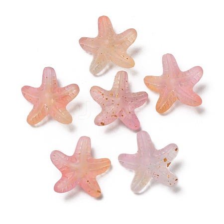 Opaque Acrylic Beads OACR-H056-02H-1