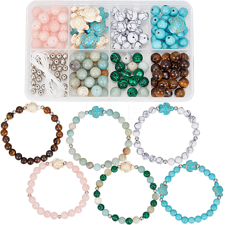 SUNNYCLUE DIY Ocean Theme Bracelet Making Kit DIY-SC0024-66-1