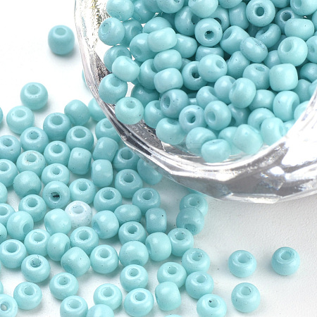 Baking Paint Glass Seed Beads SEED-Q025-3mm-L10-1