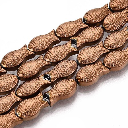 Electroplate Glass Beads Strands EGLA-T025-03F-1