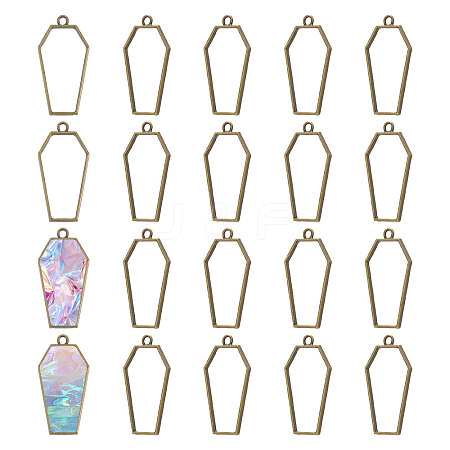 20Pcs Alloy Open Back Bezel Pendants FIND-CA0011-50AB-1