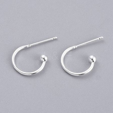 304 Stainless Steel Earring Hooks LS-X-STAS-K211-01S-1