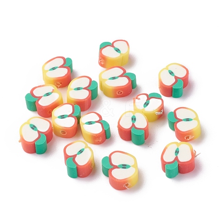 Handmade Polymer Clay Beads CLAY-R069-01C-03-1