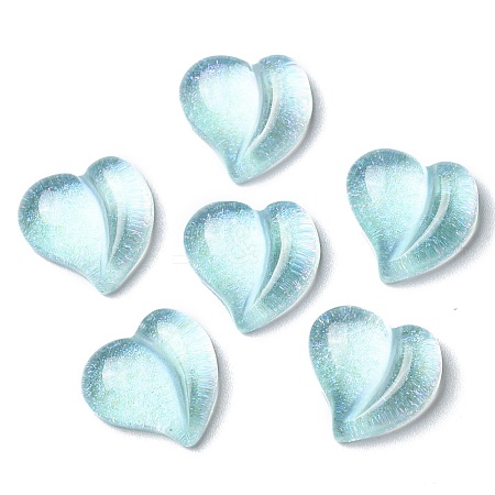 Translucent Resin Cabochons RESI-B016-03C-1