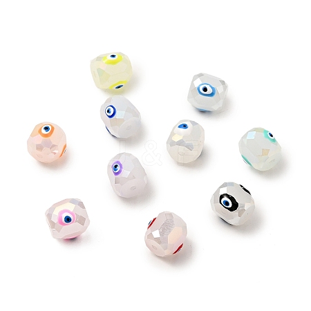 Opaque Glass Beads GLAA-F121-02-1