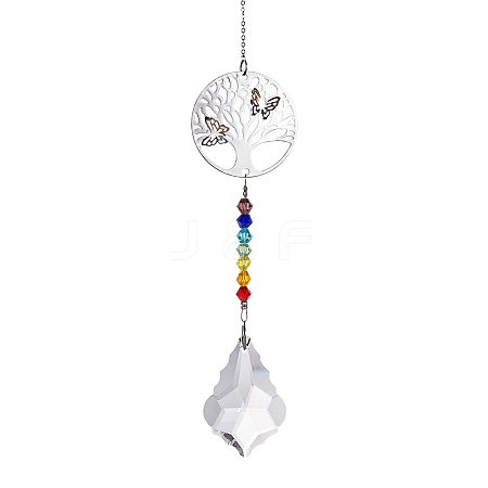 Crystal Glass Sun Catcher Pendant PW-WG8D0B8-02-1