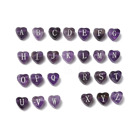 Natural Amethyst Beads G-L636-A04-8x8mm-1