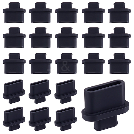 50Pcs TPU Mobile Anti-Dust Plugs FIND-SC0022-46A-1