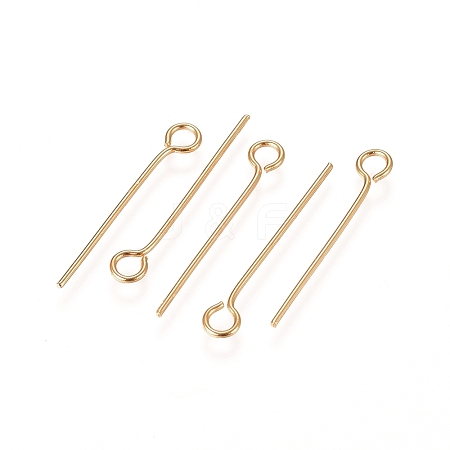 304 Stainless Steel Eye Pins A-STAS-L238-005I-G-1