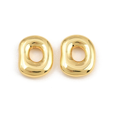 Brass European Beads KK-CBA78C7-33B-G-1