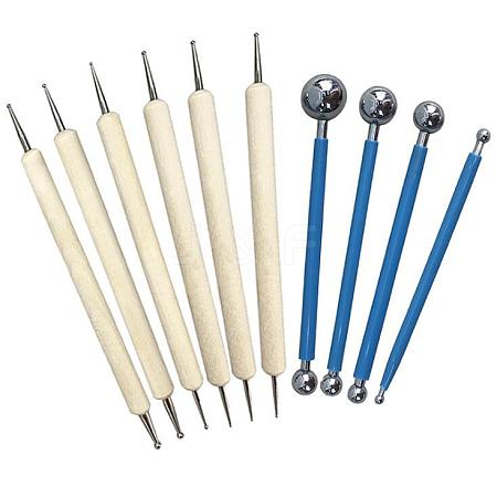 Professional DIY Stainless Steel Polymer Clay Tools TOOL-WH0044-04-1