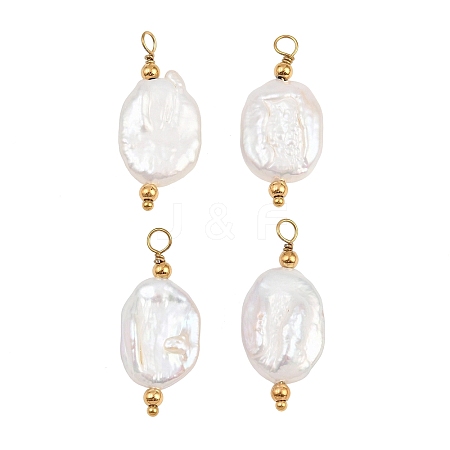 Natural Baroque Keshi Pearl Pendants PA-CBA0A45-07G-1