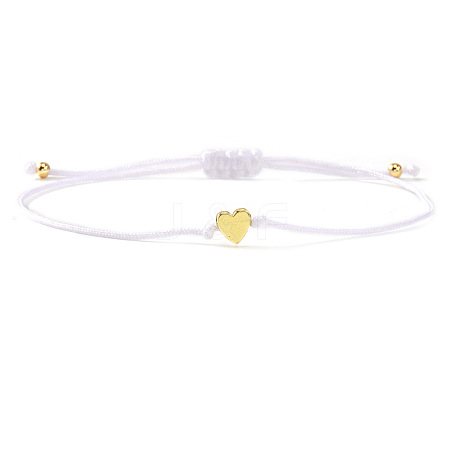 Valentine's Adjustable Braided Polyester Cord Bracelets GM2838-7-1