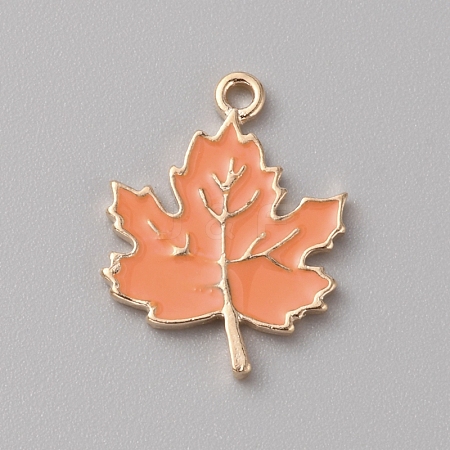 Thanksgiving Day Alloy Enamel Pendants PALLOY-WH0107-02D-KCG-1