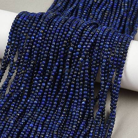 Natural Lapis Lazuli Beads Strands G-RM250101-B37-1