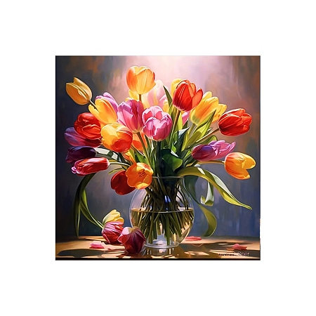 Flowers DIY Diamond Painting Kits PW-WG0D48A-05-1