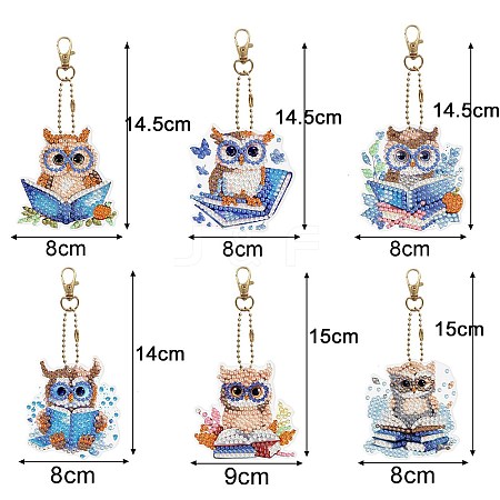 DIY Diamond Painting Pendant Decoration Kits PW-WG99385-06-1