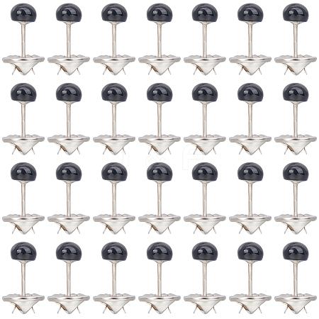 100Pcs Iron Curtain Tie Buckle AJEW-CY0002-48B-1