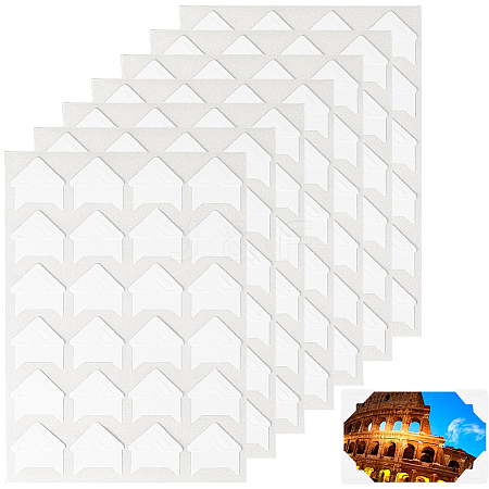 10Pcs Paper Self-Adhesive Photo Corners for Scrapbooks Memory BooksStickers STIC-SP0001-01-1
