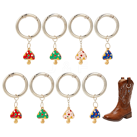 Alloy Enamel Shoe Charms PALLOY-AB00016-1