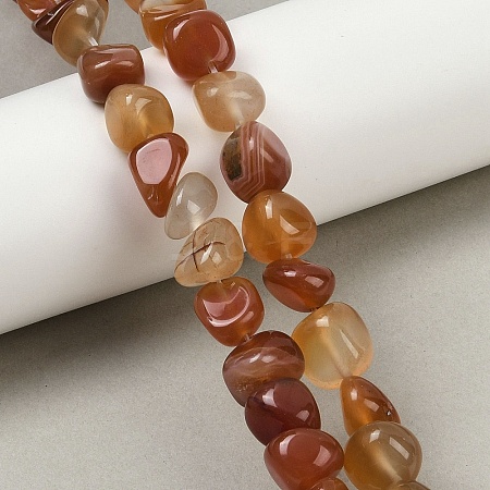 Natural Red Agate Beads Strands G-L630-F01-01G-1
