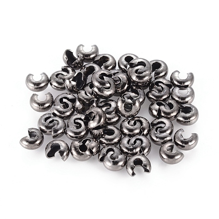 Iron Crimp Beads Covers IFIN-H030-NFB-NF-1