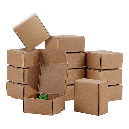 60Pcs Foldable Square Paper Storage Gift Boxes CON-PH0003-63A-1