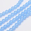 Natural & Dyed Malaysia Jade Bead Strands X-G-A146-6mm-A20-3