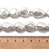 Natural Baroque Keshi Pearl Beads Strands PEAR-B004-16E-01A-5
