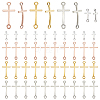 48Pcs 4 Style Alloy Links/Connectors FIND-PH0008-31-1